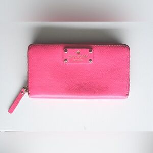 Kate Spade Hot Pink large wallet